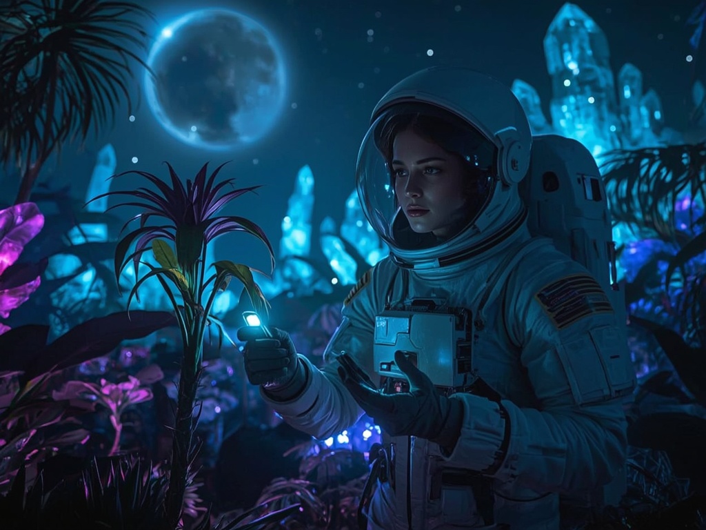 Alien Eden: Glowing Jungle on Kepler-452b