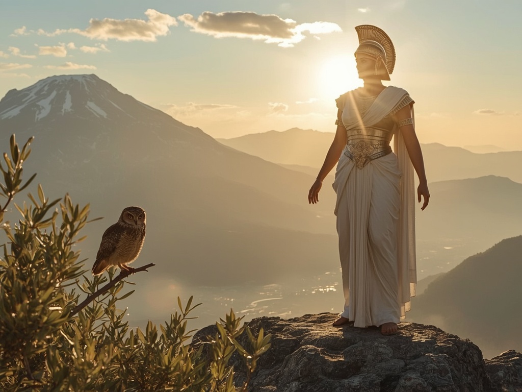 Athena's Golden Sunrise