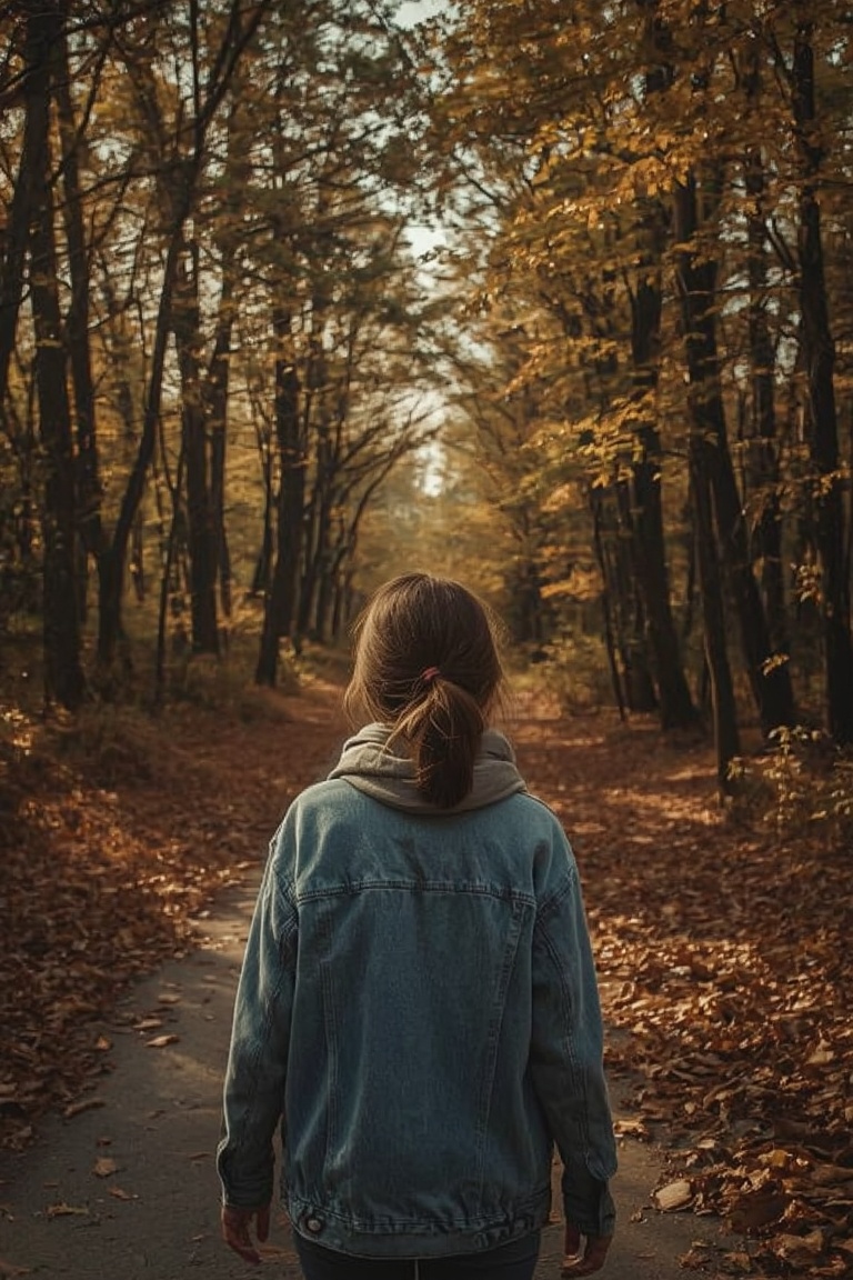 Autumn Solitude on the Path of Life