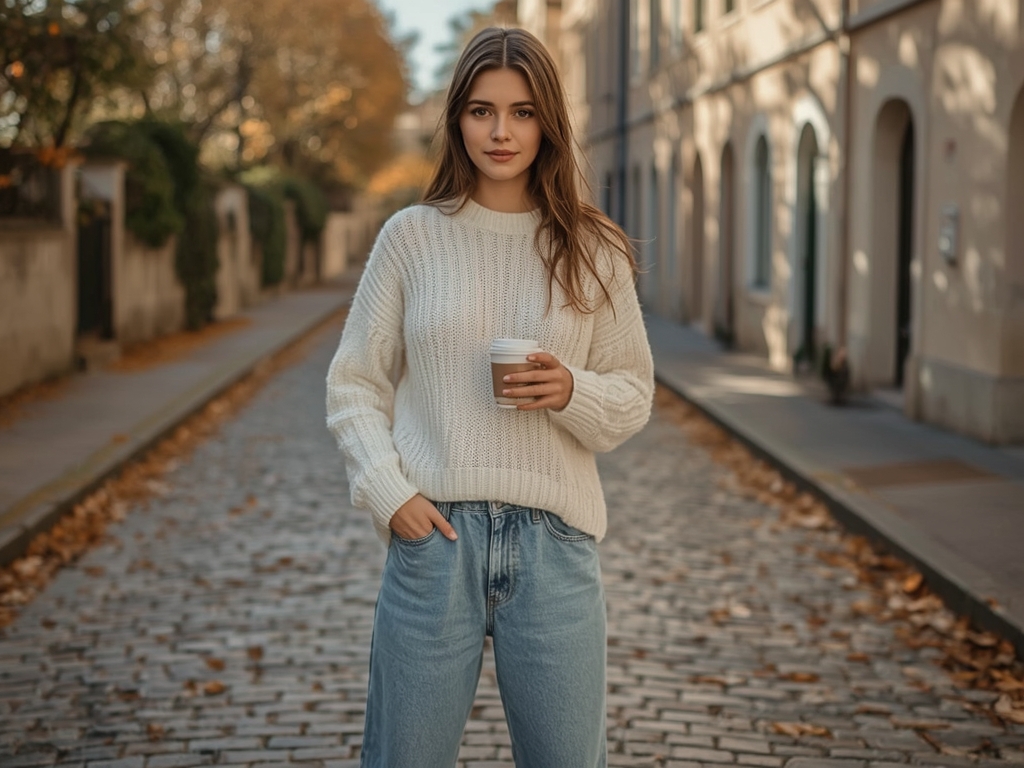 Autumn Stroll in Cozy Knit