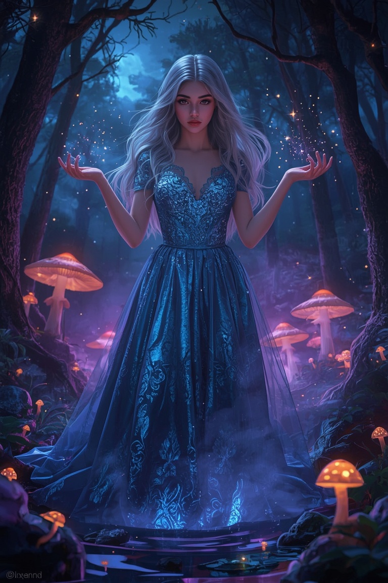 Bioluminescent Enchantress