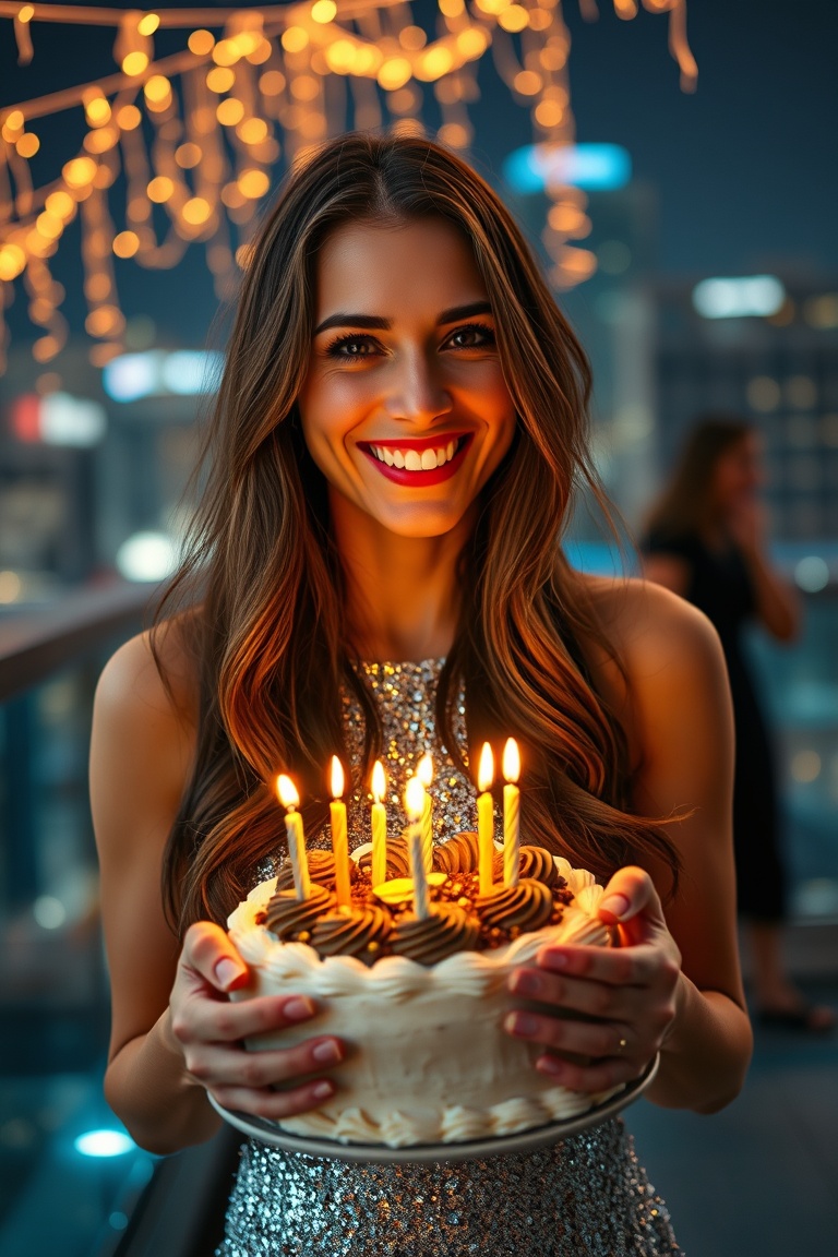 Birthday Bliss Under City Lights