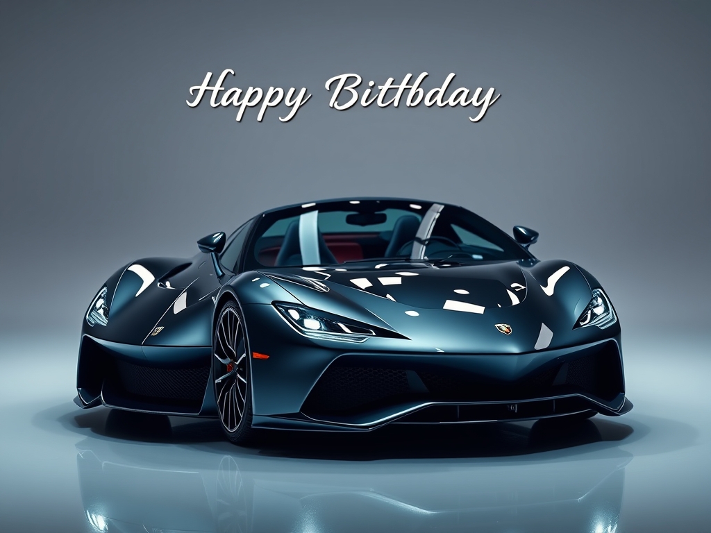 Premium Birthday Cards Automotive