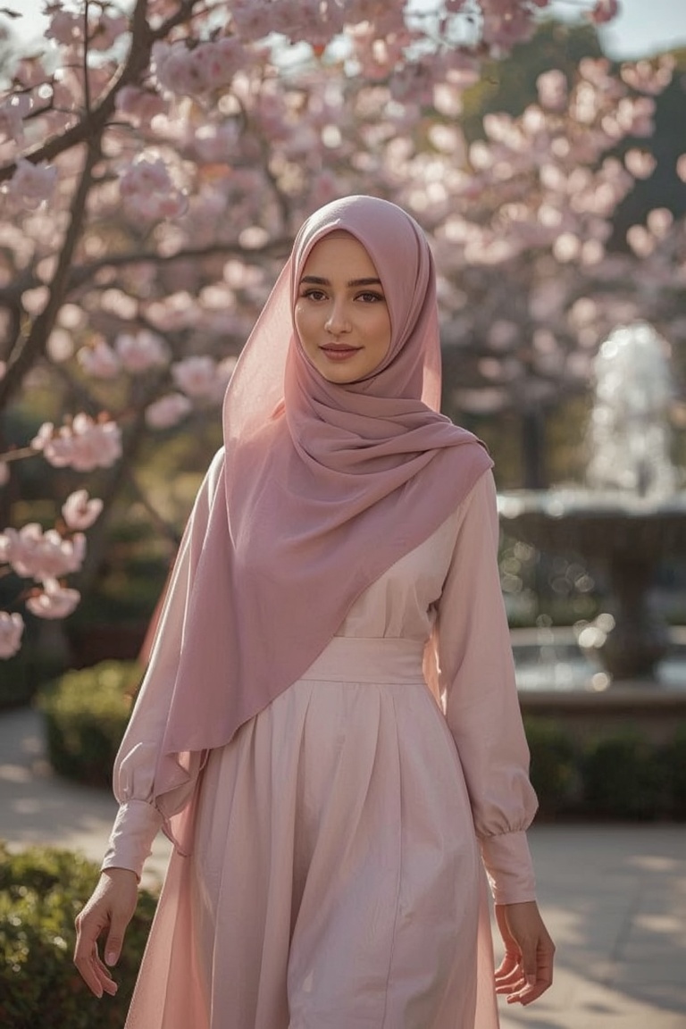 Blossom Hijab Elegance