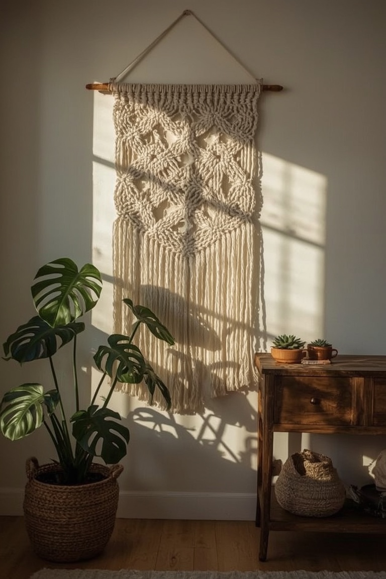 Boho Macrame Wall Hanging DIY