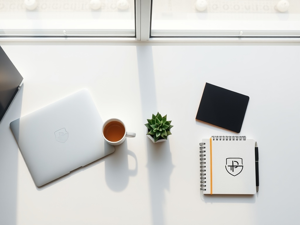 Branding Basics: Clean Desk Setup