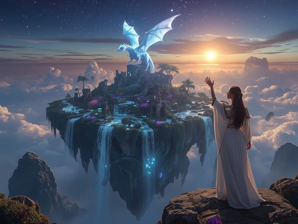 Celestial Convergence: The Guardian of the Floating Isles