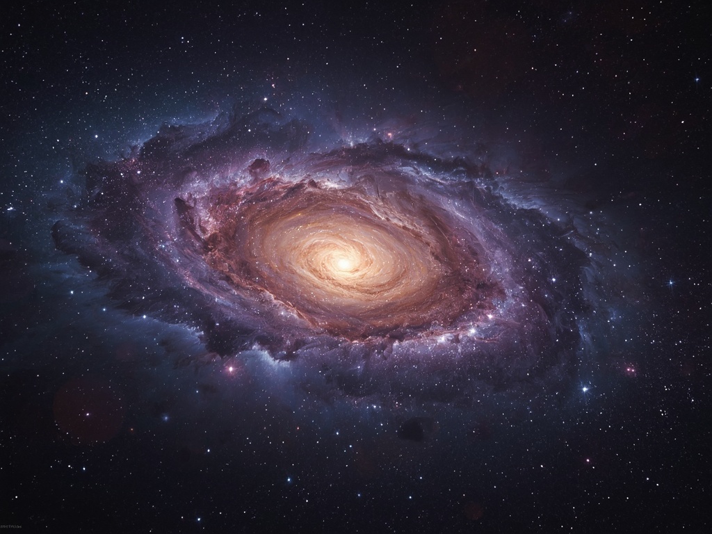 Celestial Whirlpool: Cosmic Symphony
