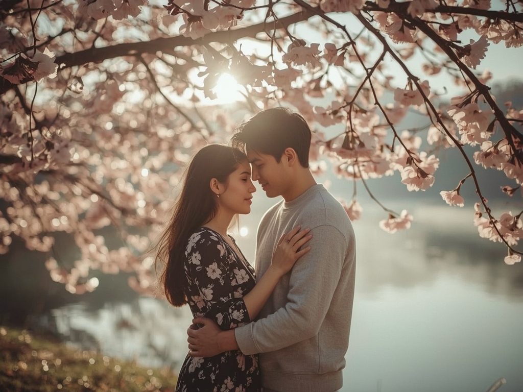 Cherry Blossom Embrace