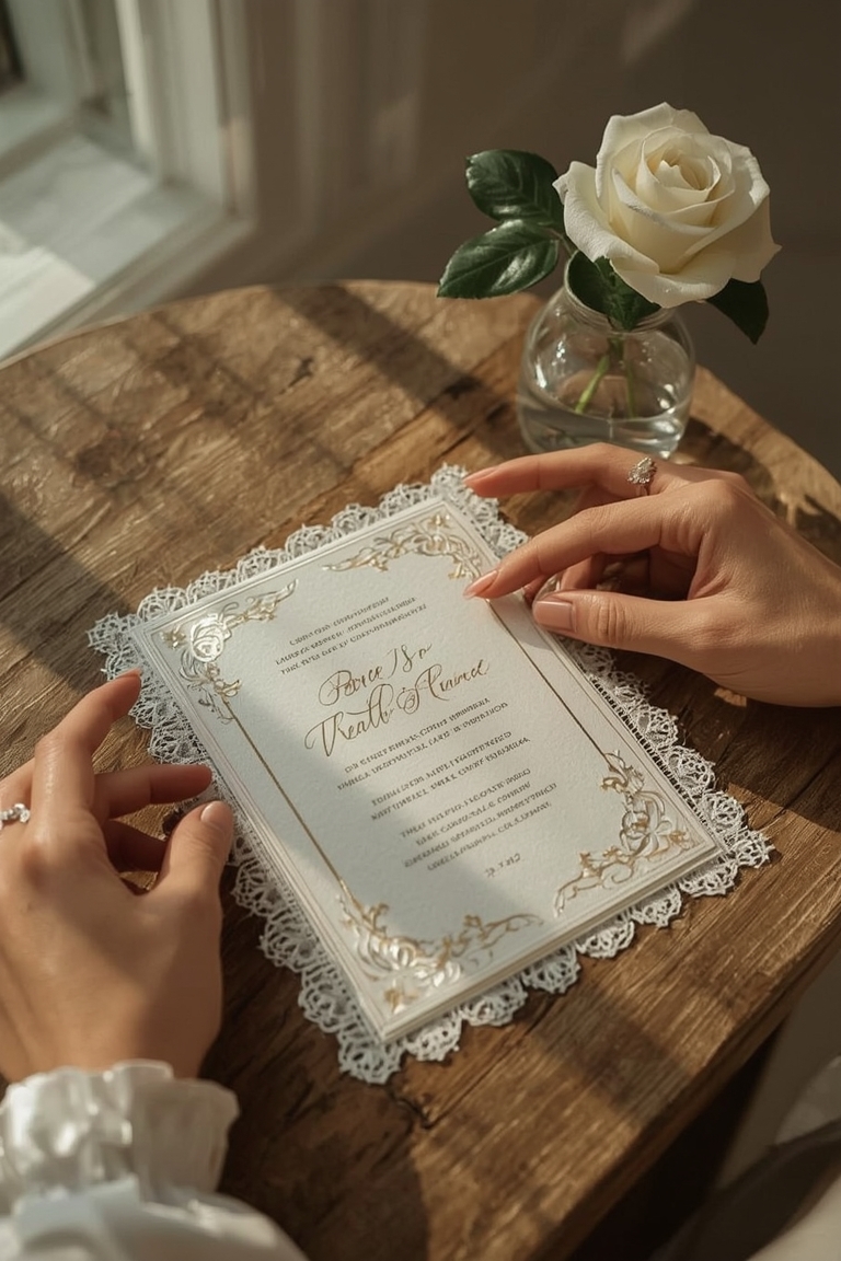 Classic Elegance Wedding Invitation