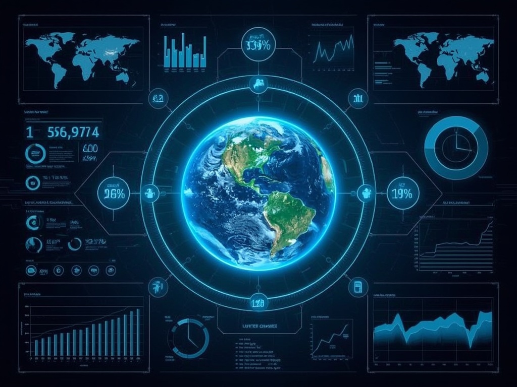 Climate Change Data Visualization Infographic