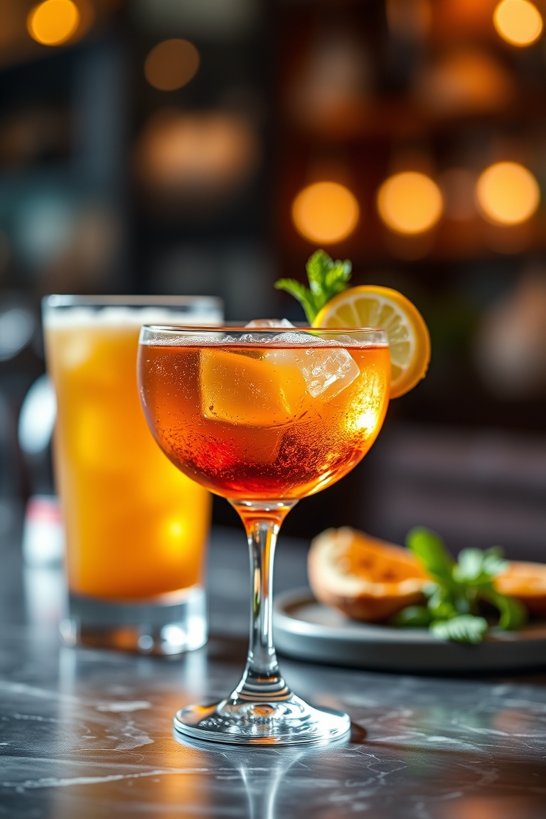 Delicious Cocktails & Drinks Culinary Art