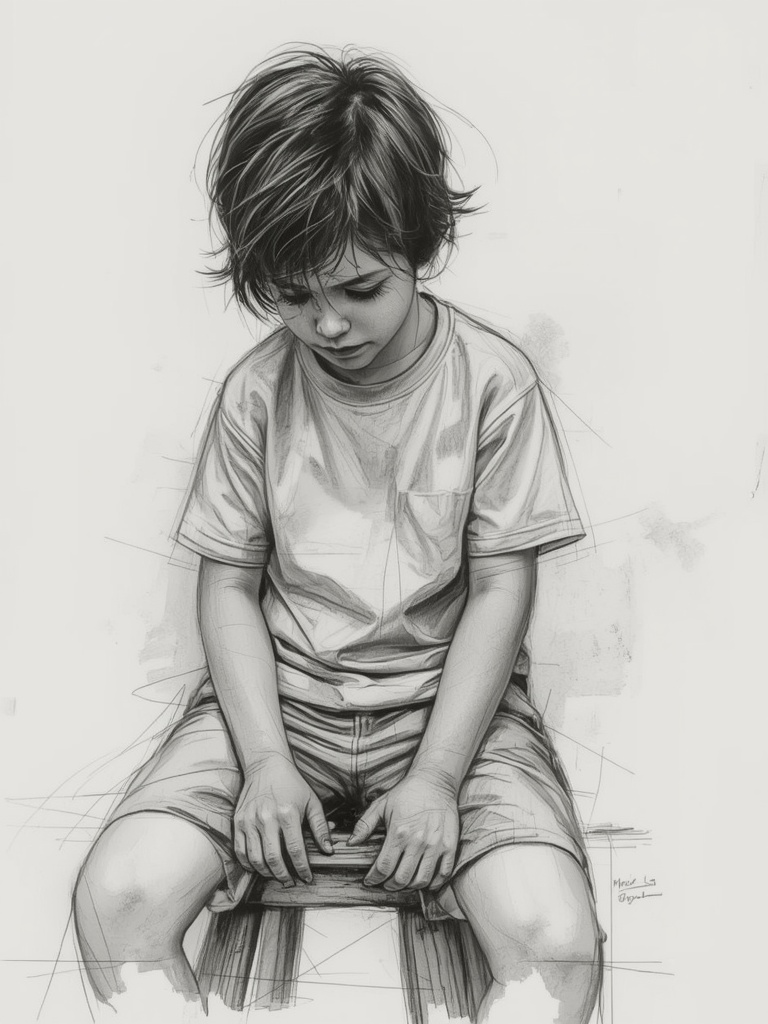 Contemplative Sketch