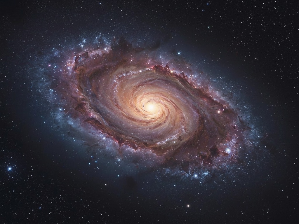 Cosmic Spiral: Nebular Majesty