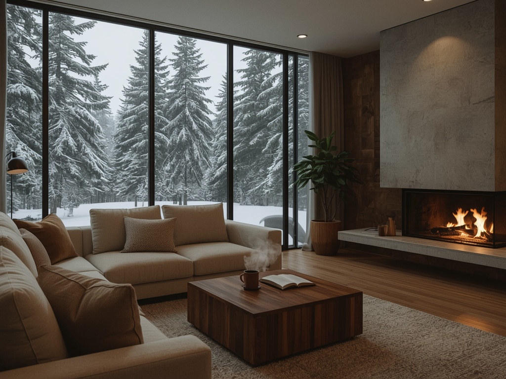 Cozy Winter Living Room