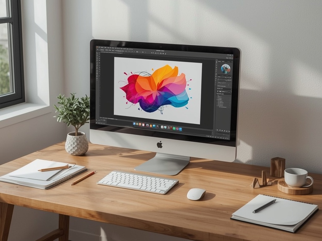 Creative Hub: Modern Graphic Design Workspace