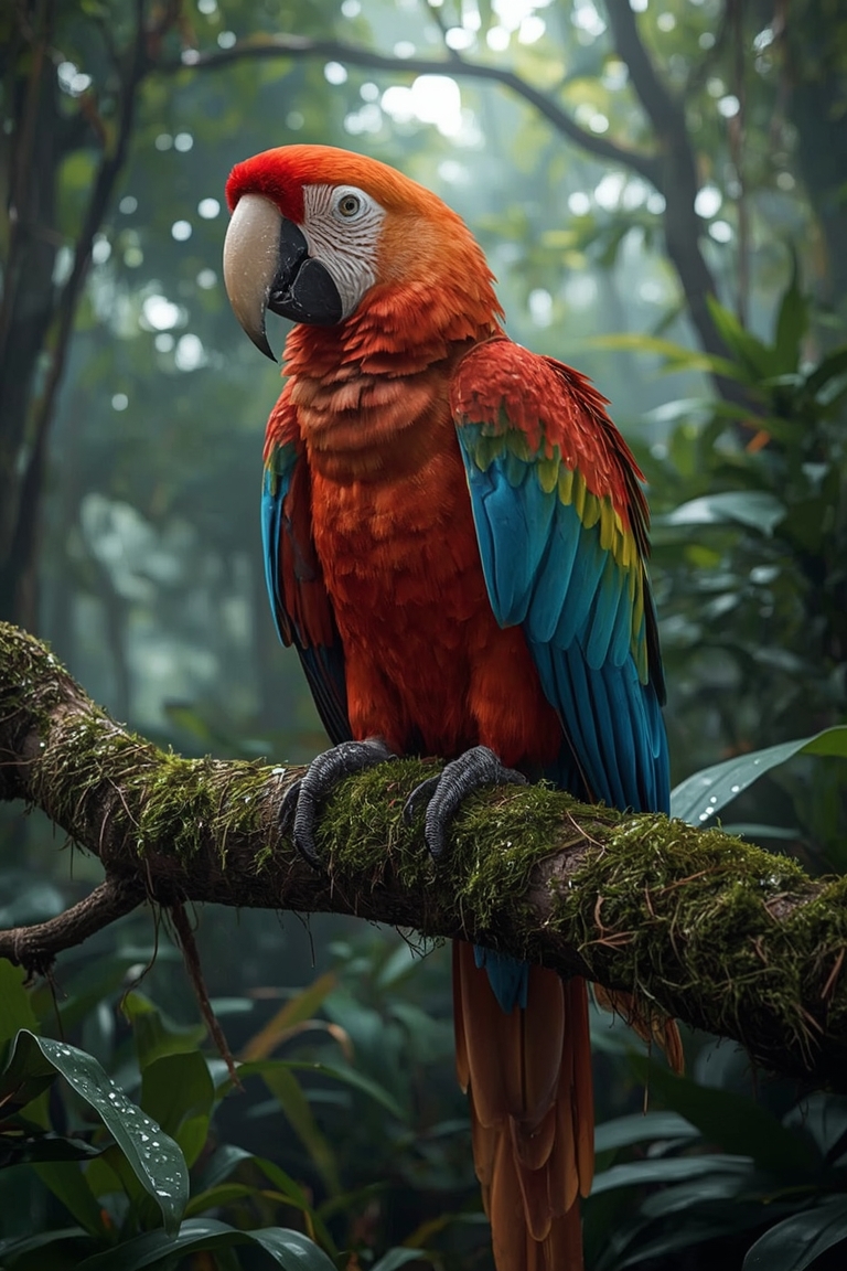 Crimson Wings at Dawn