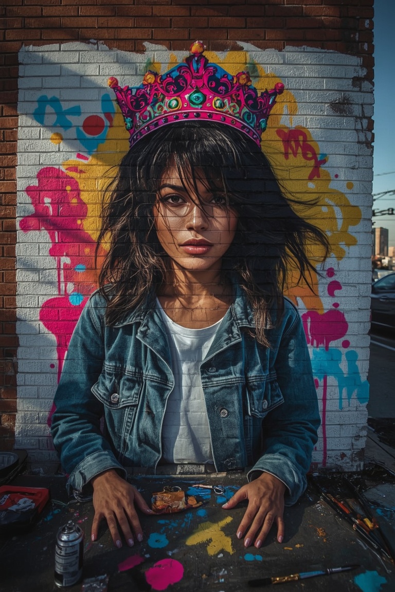 Crowned in Color: The Street Muse