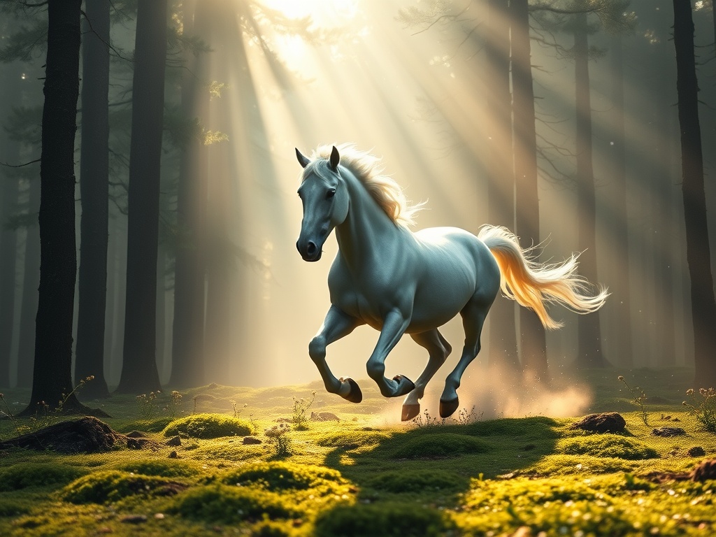 Dawn Gallop: Equine Majesty