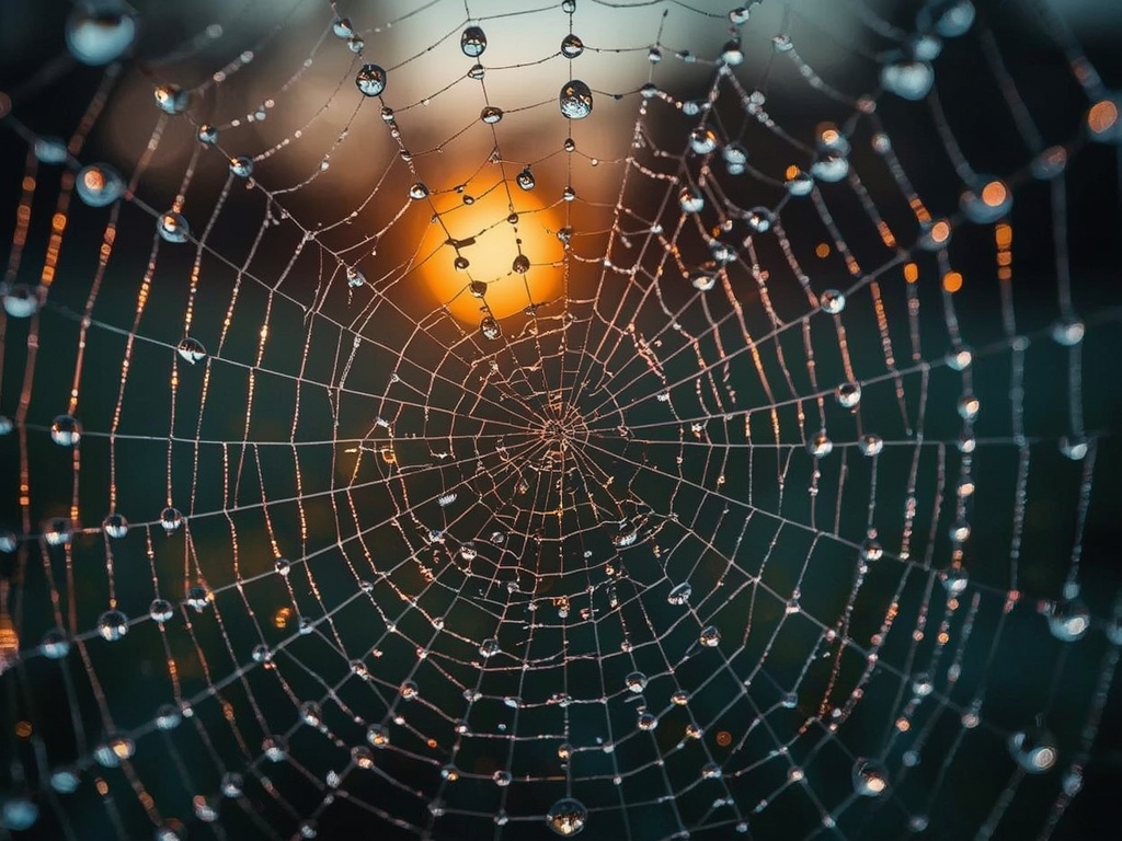 Dawn's Dewy Web