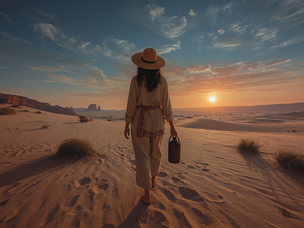 Desert Dawn with Sofia