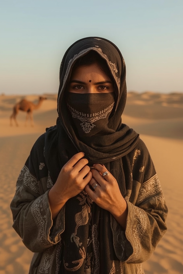 Desert Sunset Bedouin