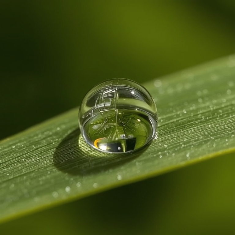 Dewdrop's Embrace