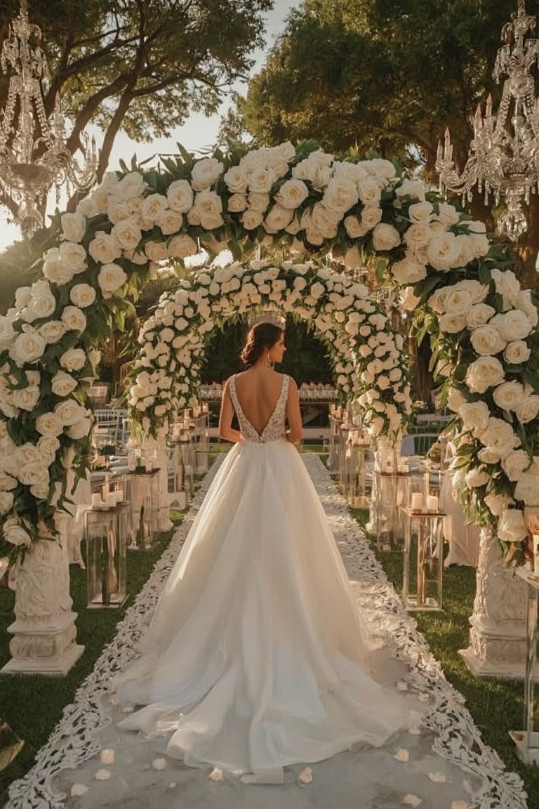 Dreamy Aisle of Eternal Love