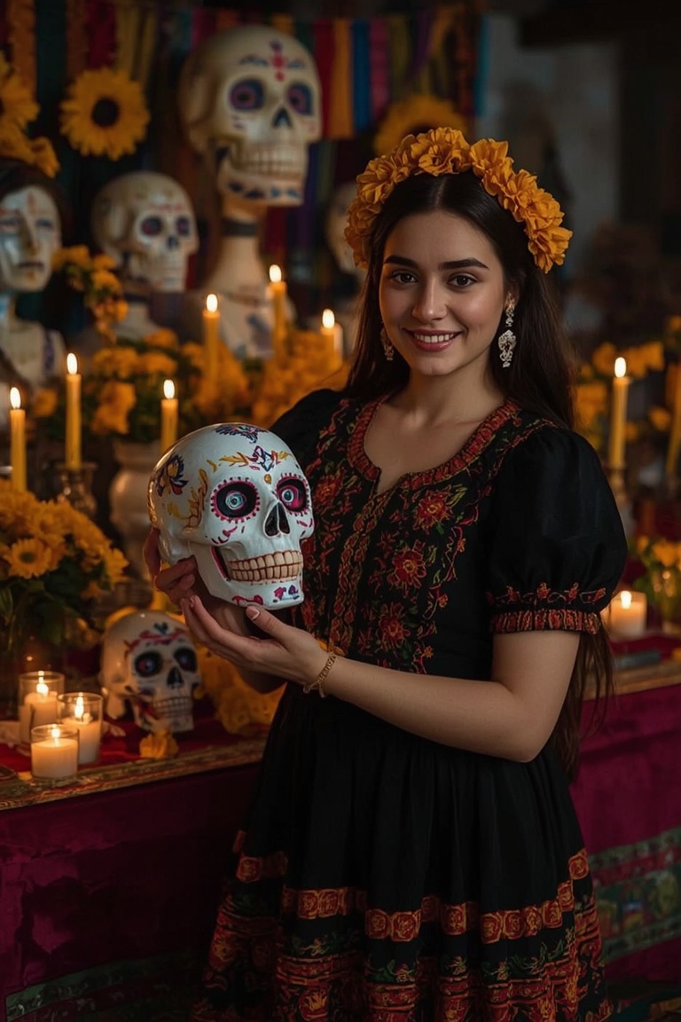 Día de Muertos: Marigold Altar