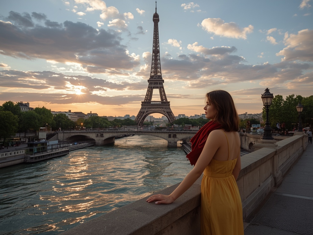 Eiffel Tower Golden Hour