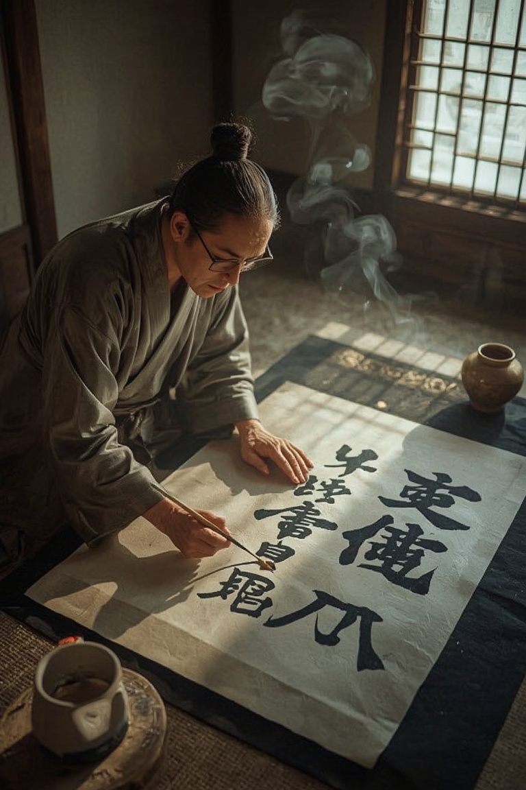 Elegance in Ink: Master at Work