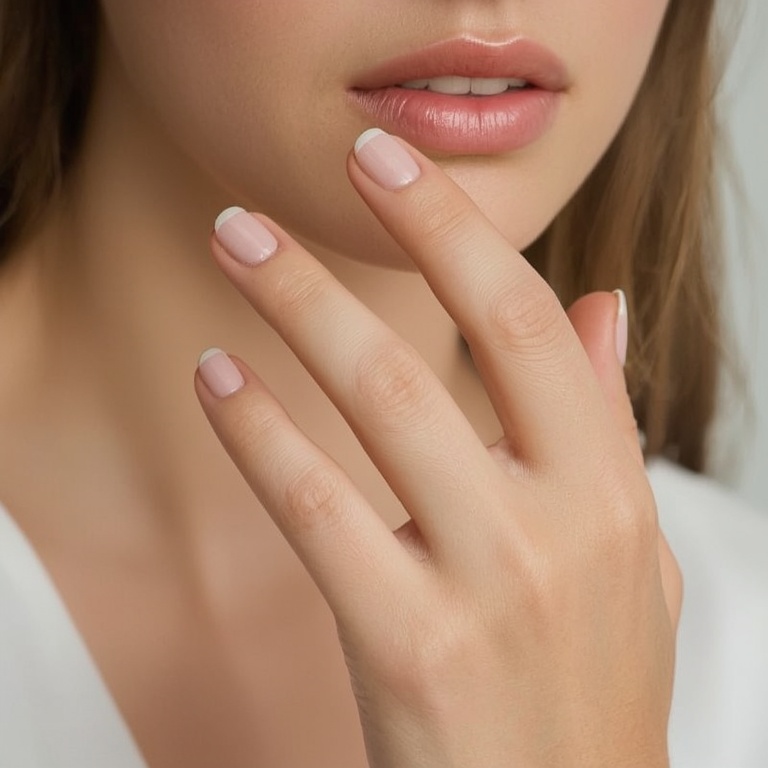 Elegant Simplicity: Short Nails in Soft Focus
