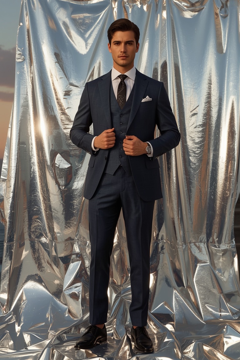 Elevé: Stylish Man in Luxurious Suite
