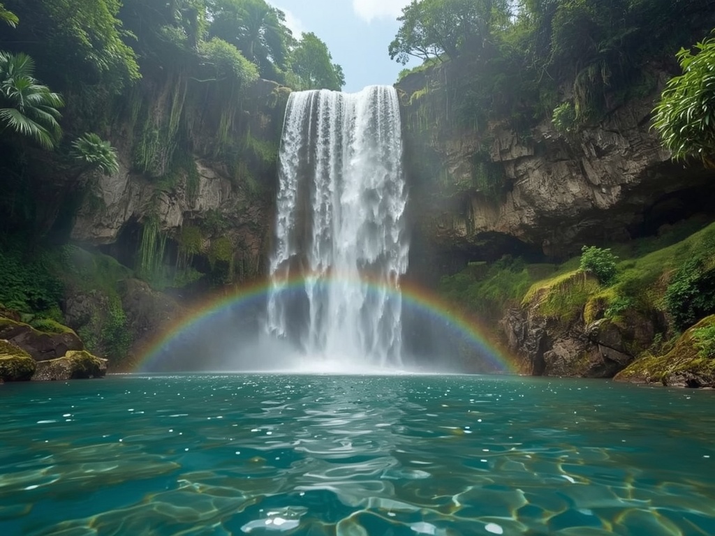Emerald Cascade Morning