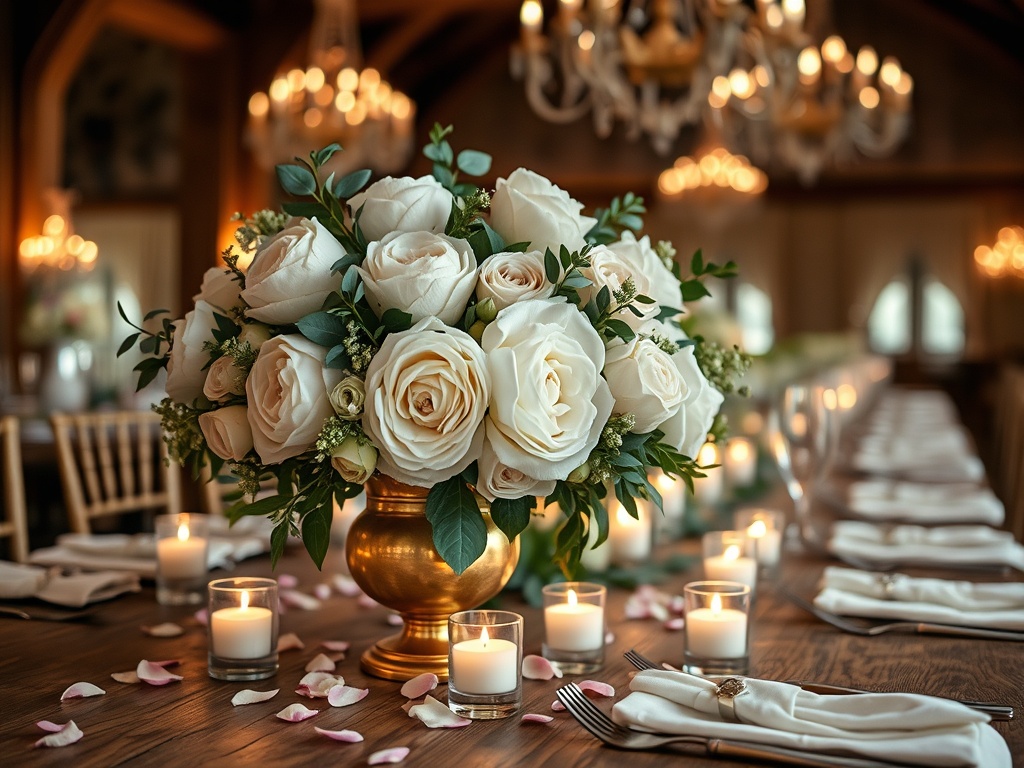 Enchanted Elegance: Rustic Wedding Centerpiece