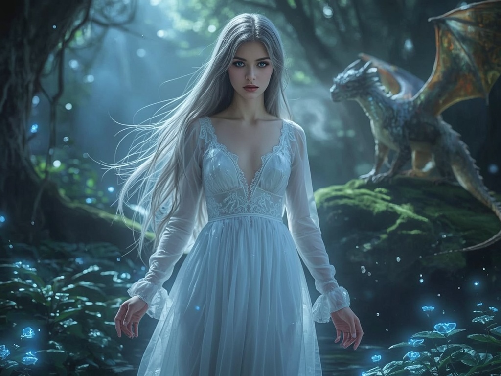 Ethereal Enchantment: Dragon's Glow