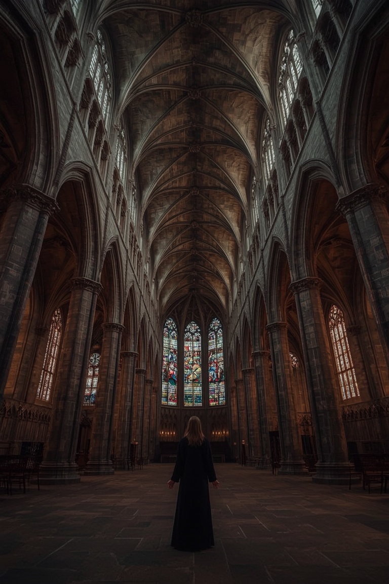 Ethereal Light in Gothic Grandeur