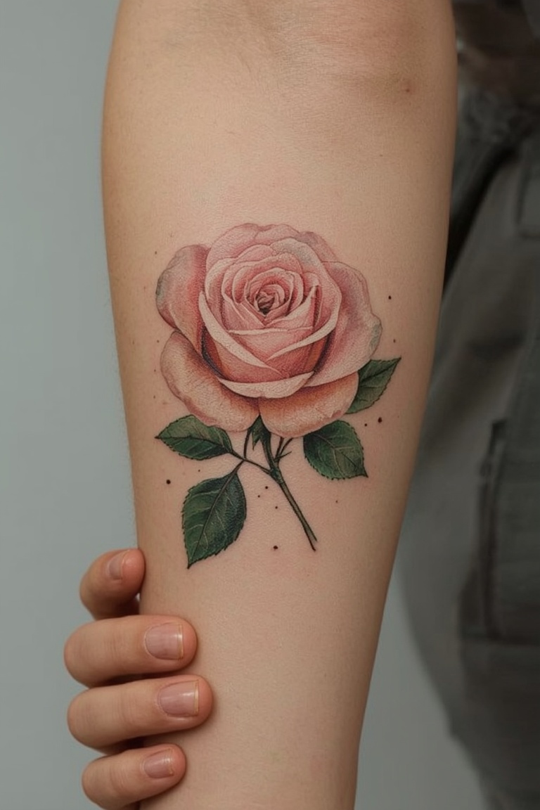 Ethereal Rose Bloom