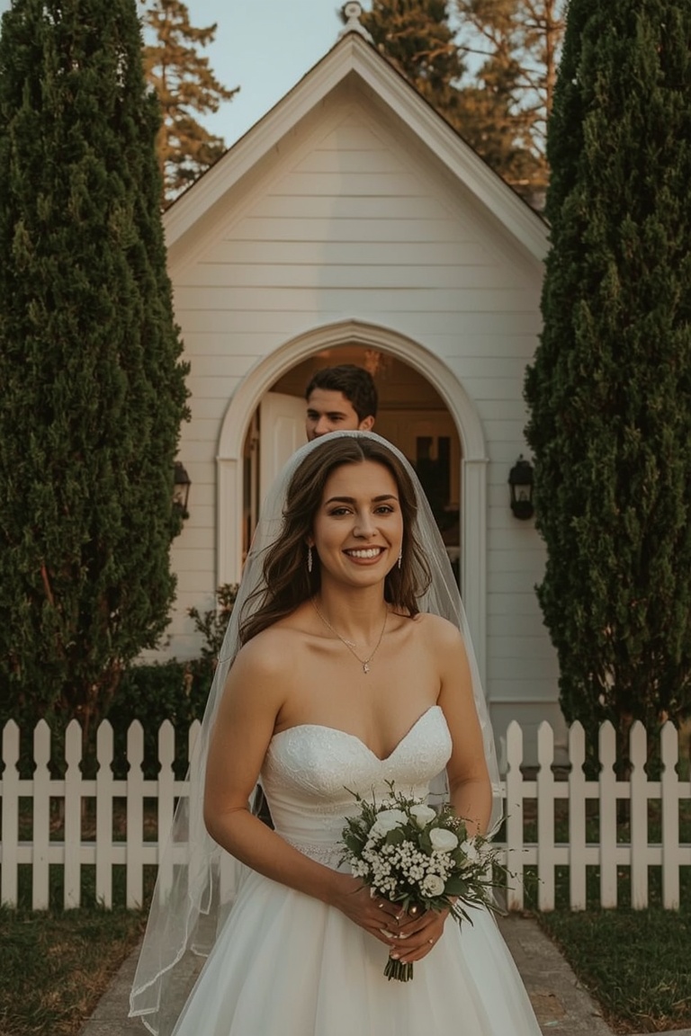 Ethereal Sunset Wedding Bliss