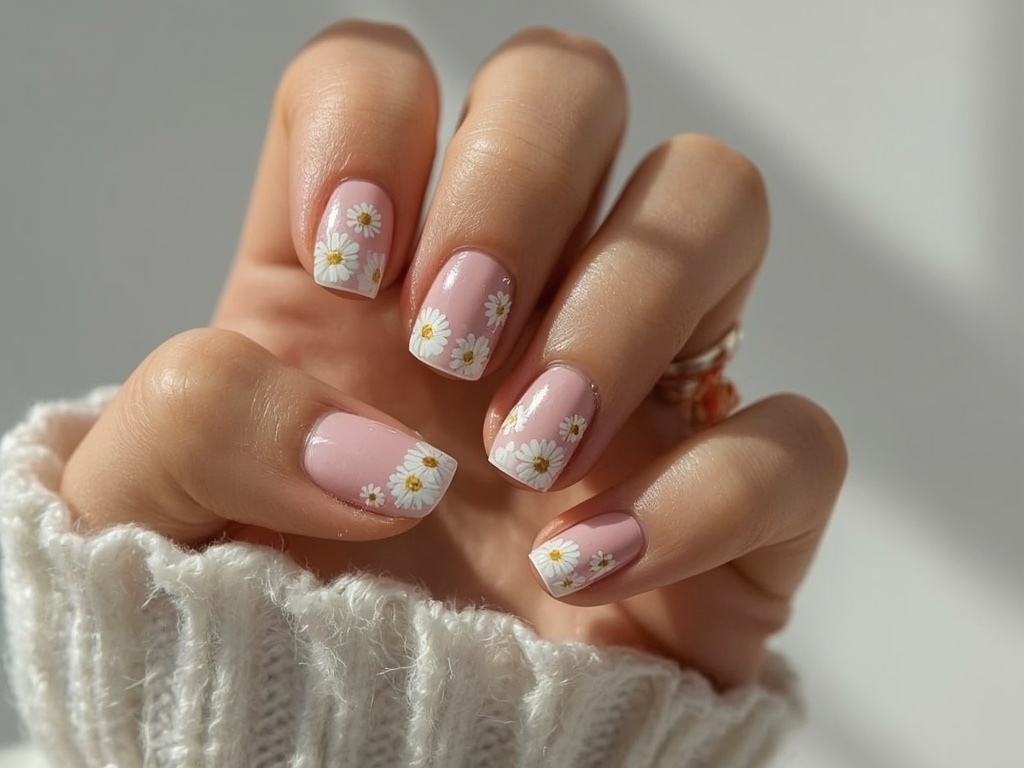 Exquisite Floral Nail Art Masterpiece