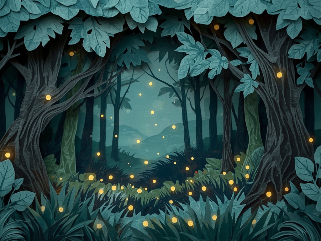Firefly Enchantment: Twilight Papercut Forest