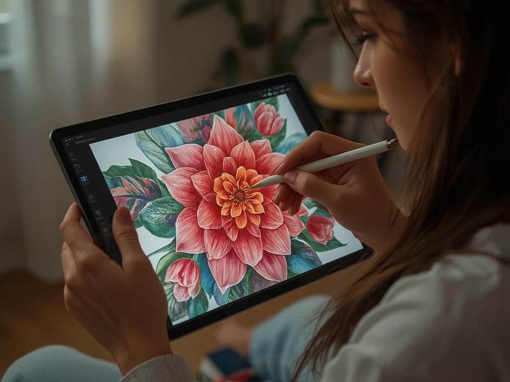 Floral Dreams in Procreate