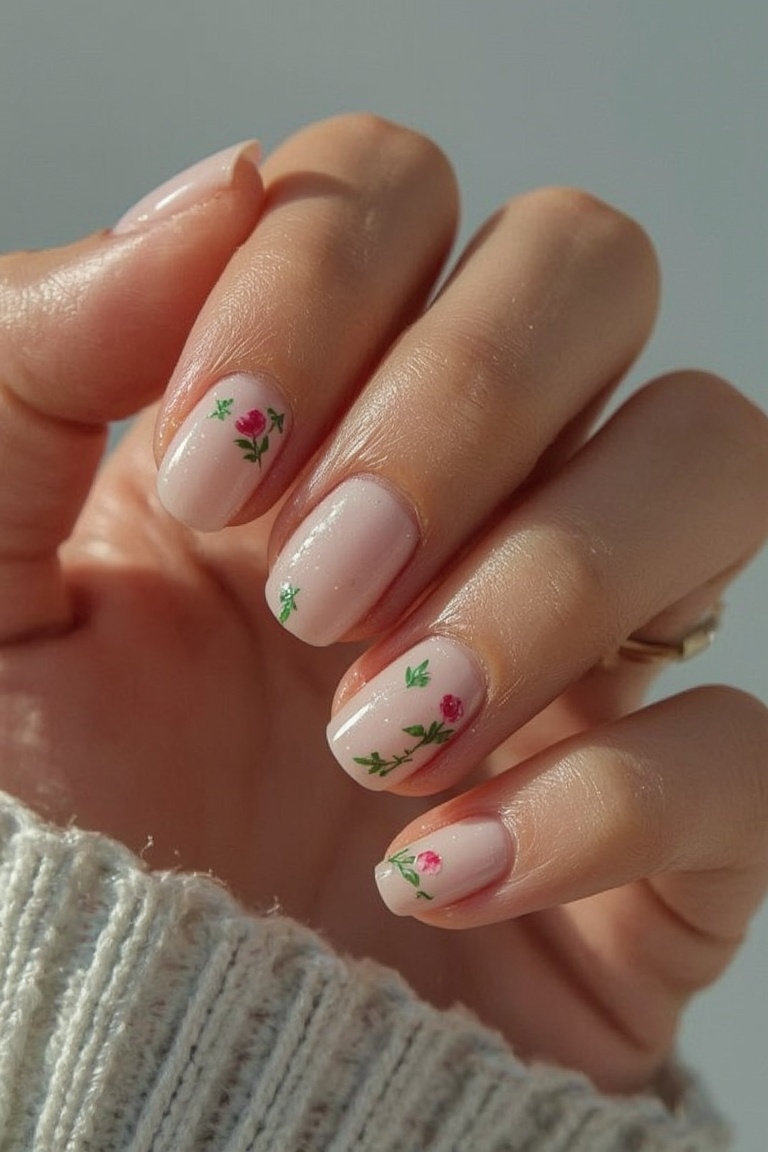 Floral Fantasy Nail Art