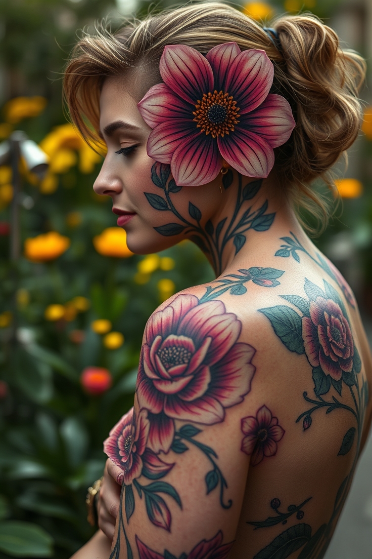 Flower Tattoos Inspiration