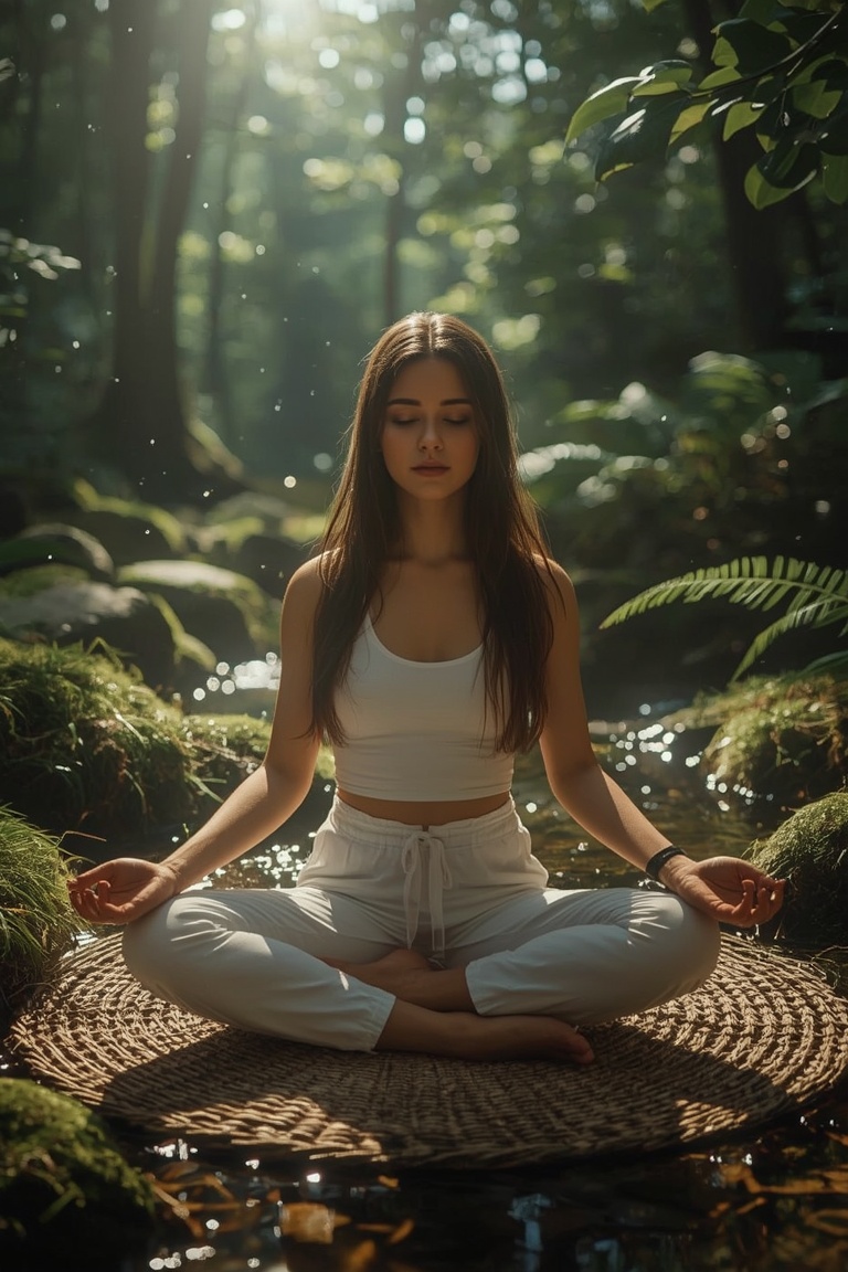 Forest Lotus: Serenity in Nature