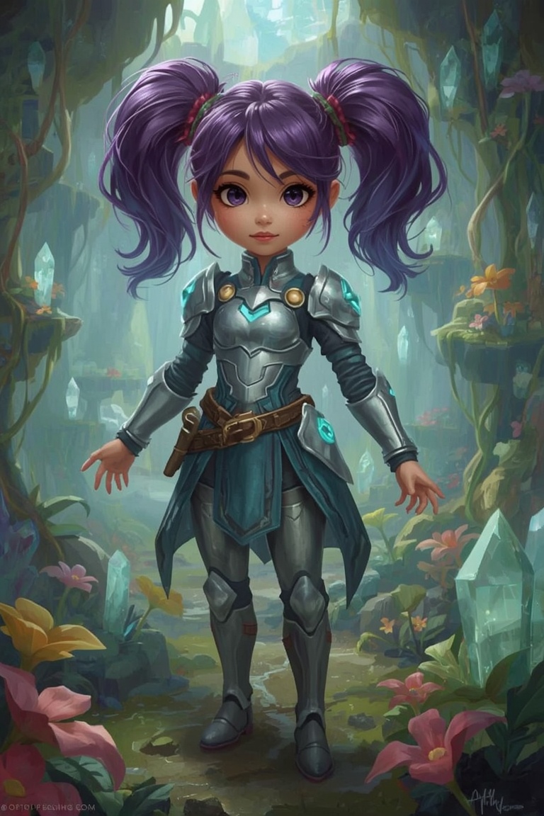 Galactic Bloom: The Crystal Guardian