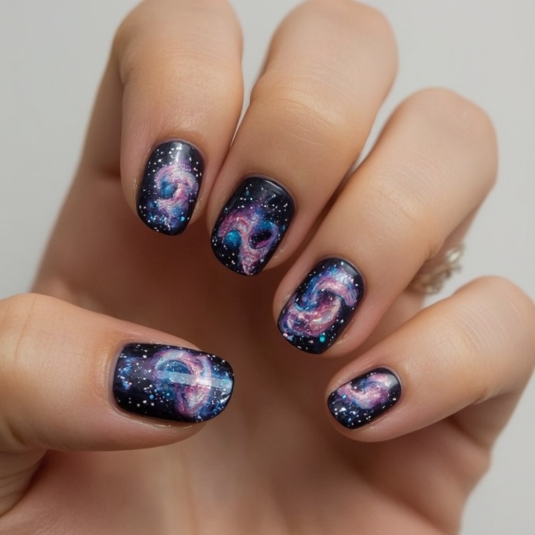 Galactic Nails: A Cosmic Manicure