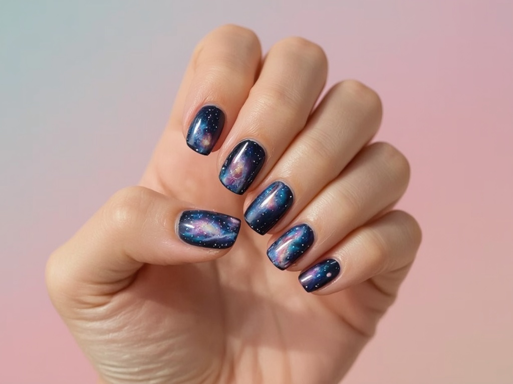Galaxy Nail Art: A Universe at Your Fingertips