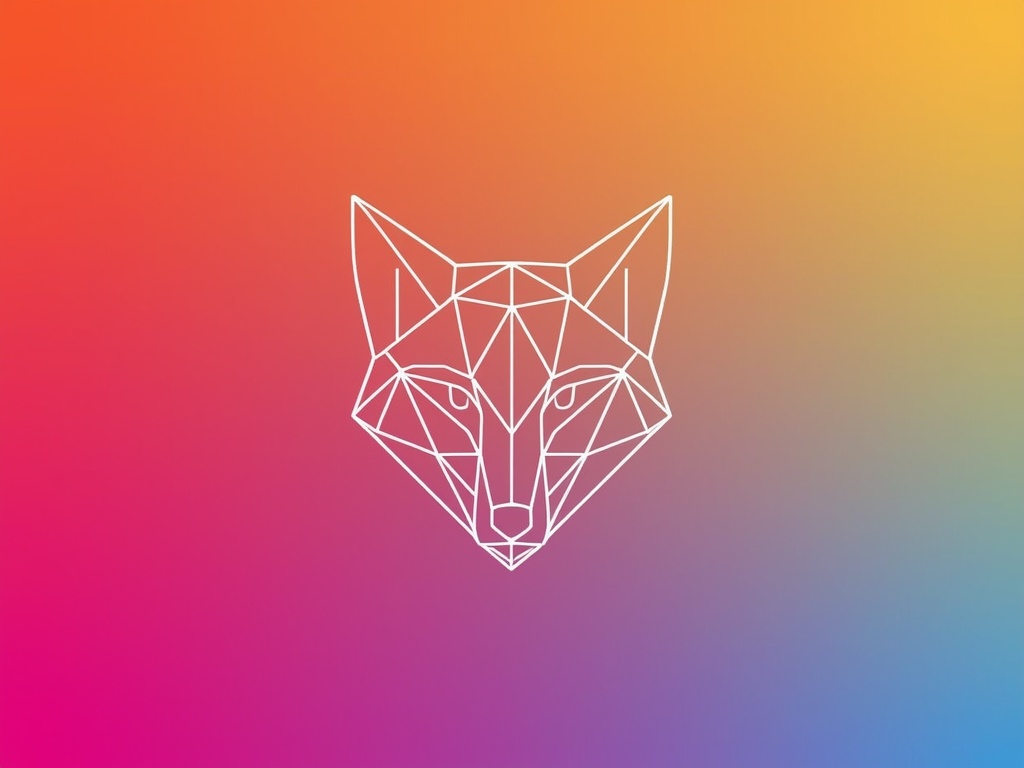 Geometric Fox Logo Design