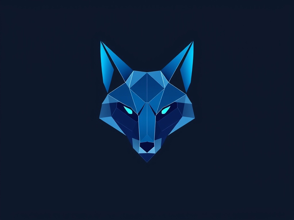 Geometric Fox Logo Design for Tech Brand